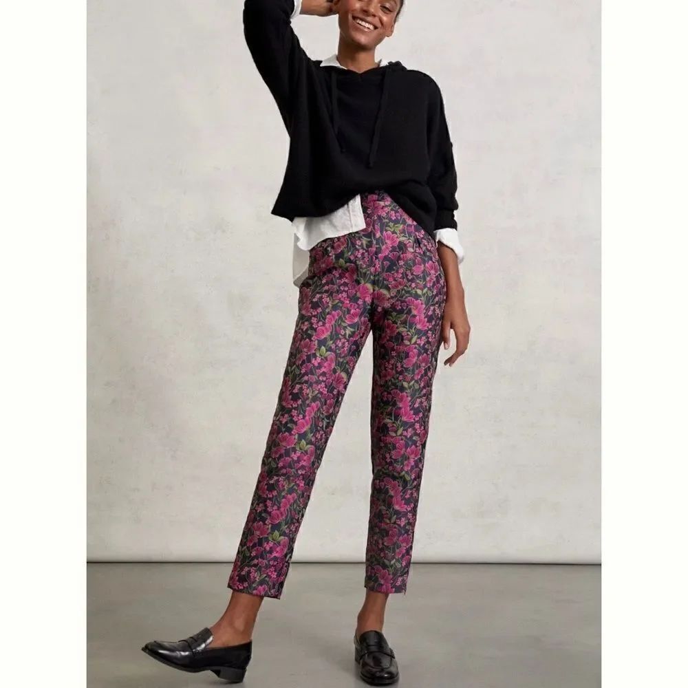 NWT Anthropologie Pants and Jumpsuits | Lilija Straight Jacquard Trousers